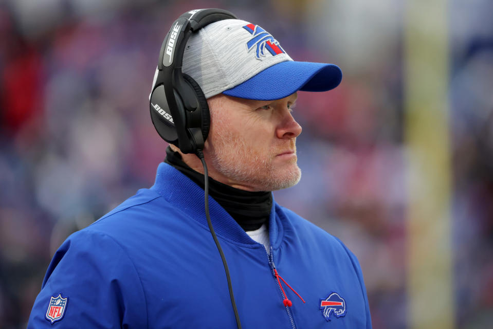 Sean McDermott with the Bills.