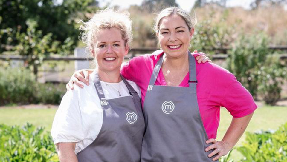 MasterChef's Cath Collins and Rhiannon Anderson.