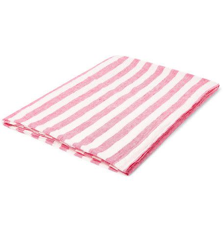 13) Striped linen towel