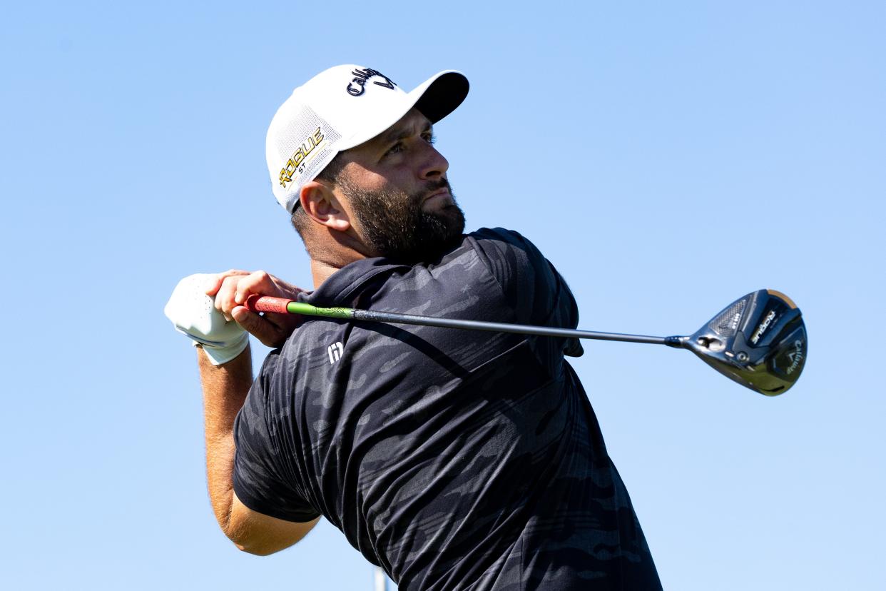 Jon Rahm at the 2022 BMW Championship in Wilmington, Delaware. Photo: Bill Streicher-USA TODAY Sports