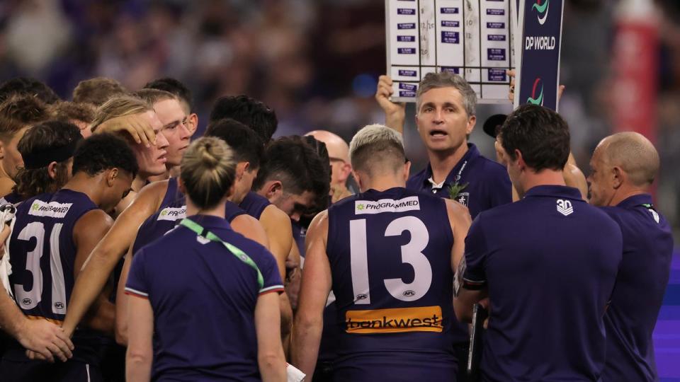 Fremantle coach Justin Longmuir.