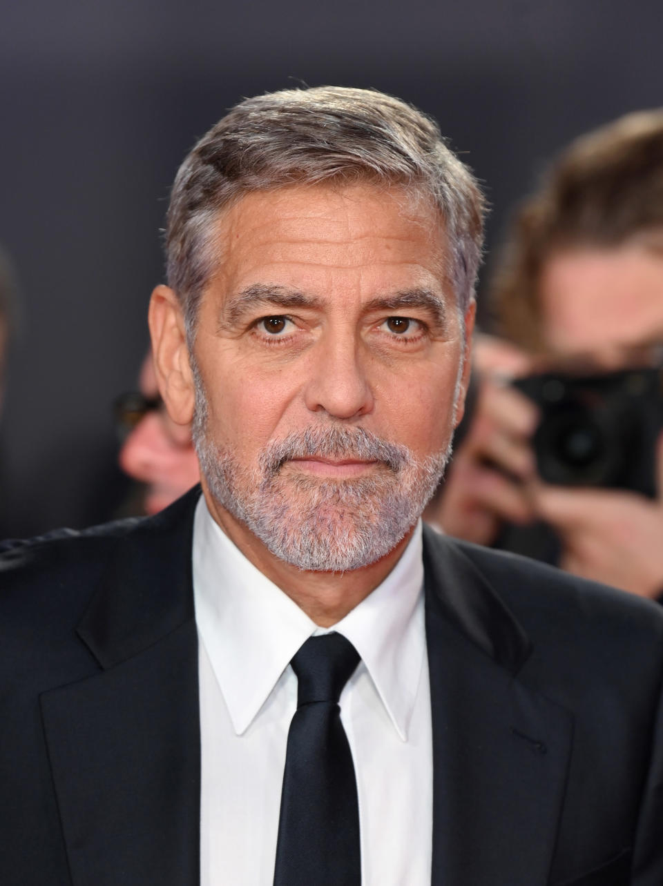 George Clooney attends "The Tender Bar" Premiere during the 65th BFI London Film Festival a