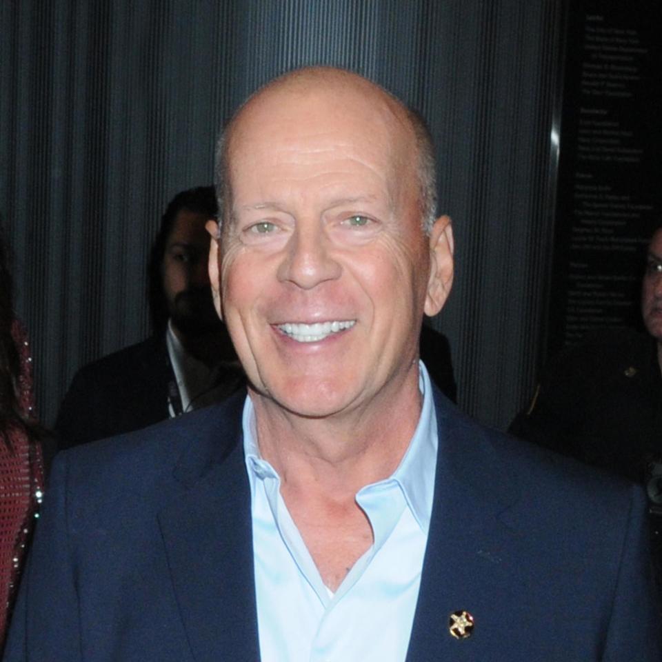 Bruce Willis and Emma Heming Willis at the closing gala of the NYFF