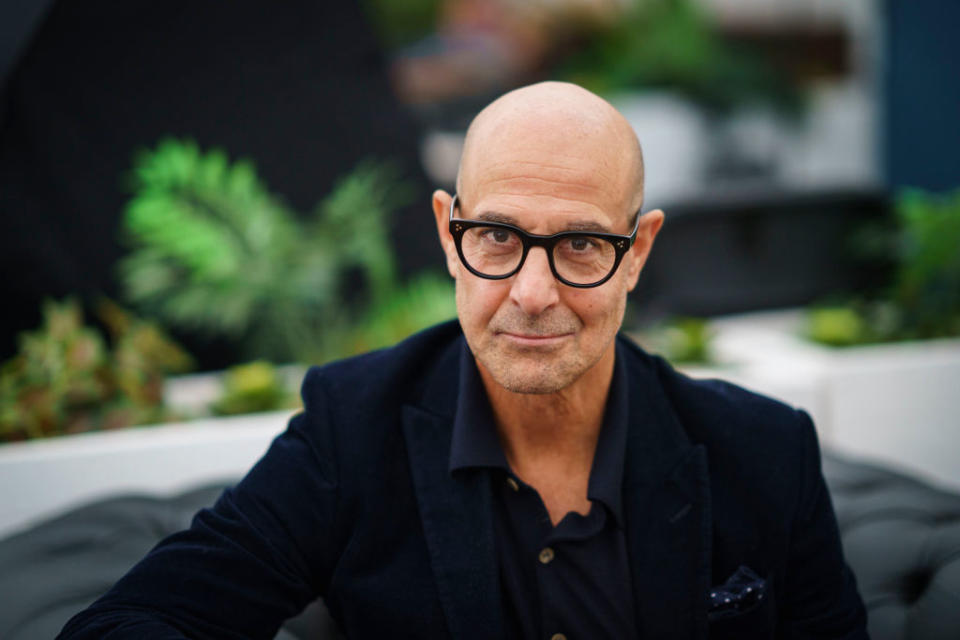 Fan favourite Stanley Tucci came in second spot, pictured in October 2022. (Getty Images)