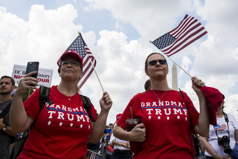 Awash in protests — Trump supporters, counterprotesters and rap-group fans descend on Washington