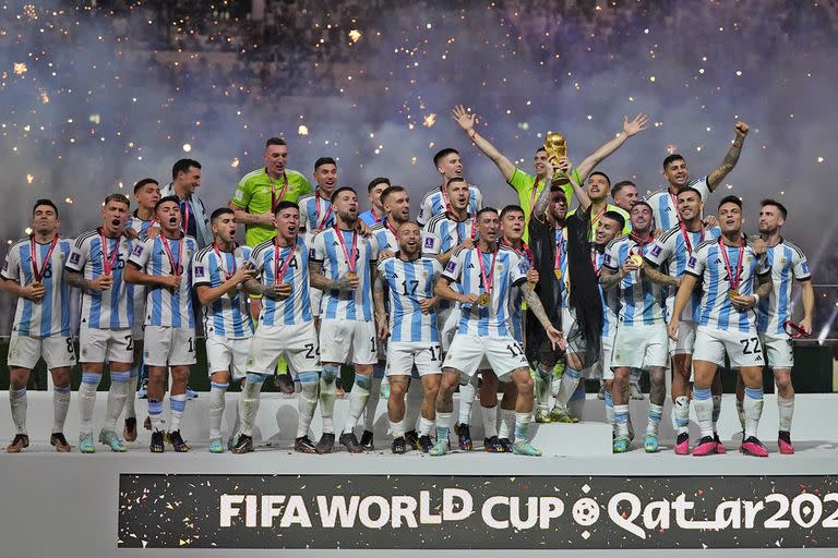 La selección Argentina se consagró campeona de la Copa del Mundo de Qatar 2022