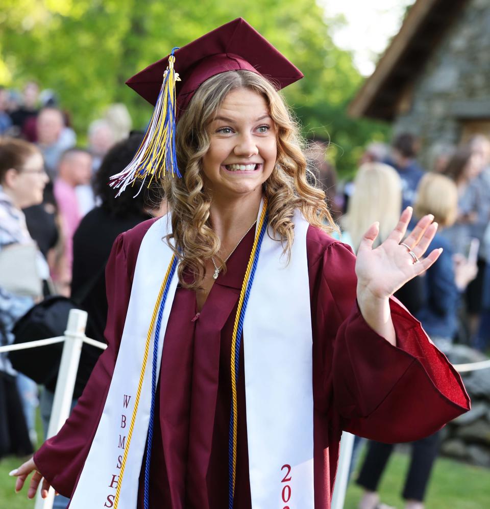 West Bridgewater Middle-Senior High School graduation at War Memorial Park on Friday, May 26, 2023. 