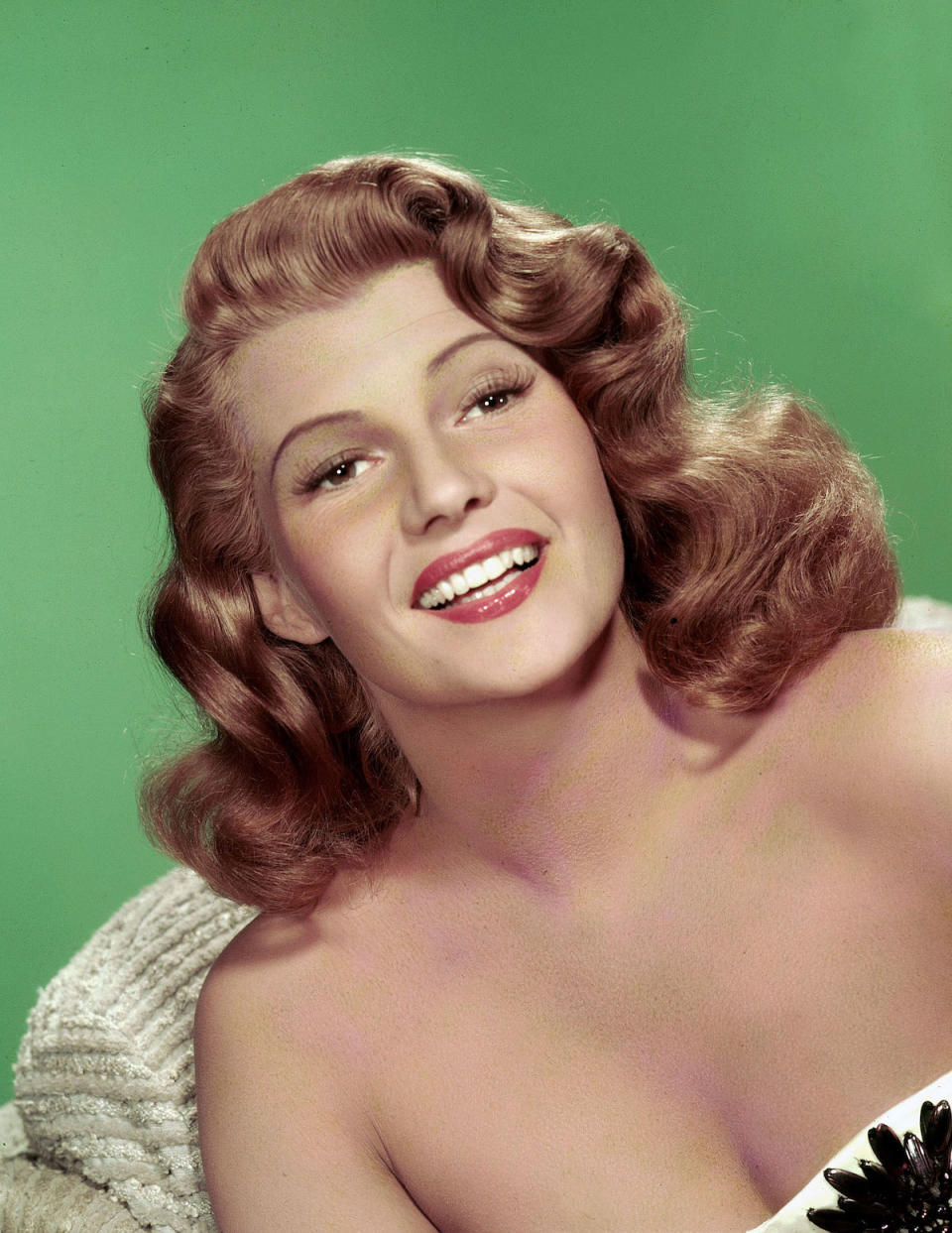 Portrait of actress Rita Hayworth in 1952