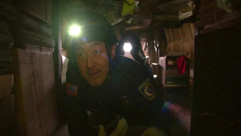 Kenneth Choi in the "Trapped" episode of "9-1-1"