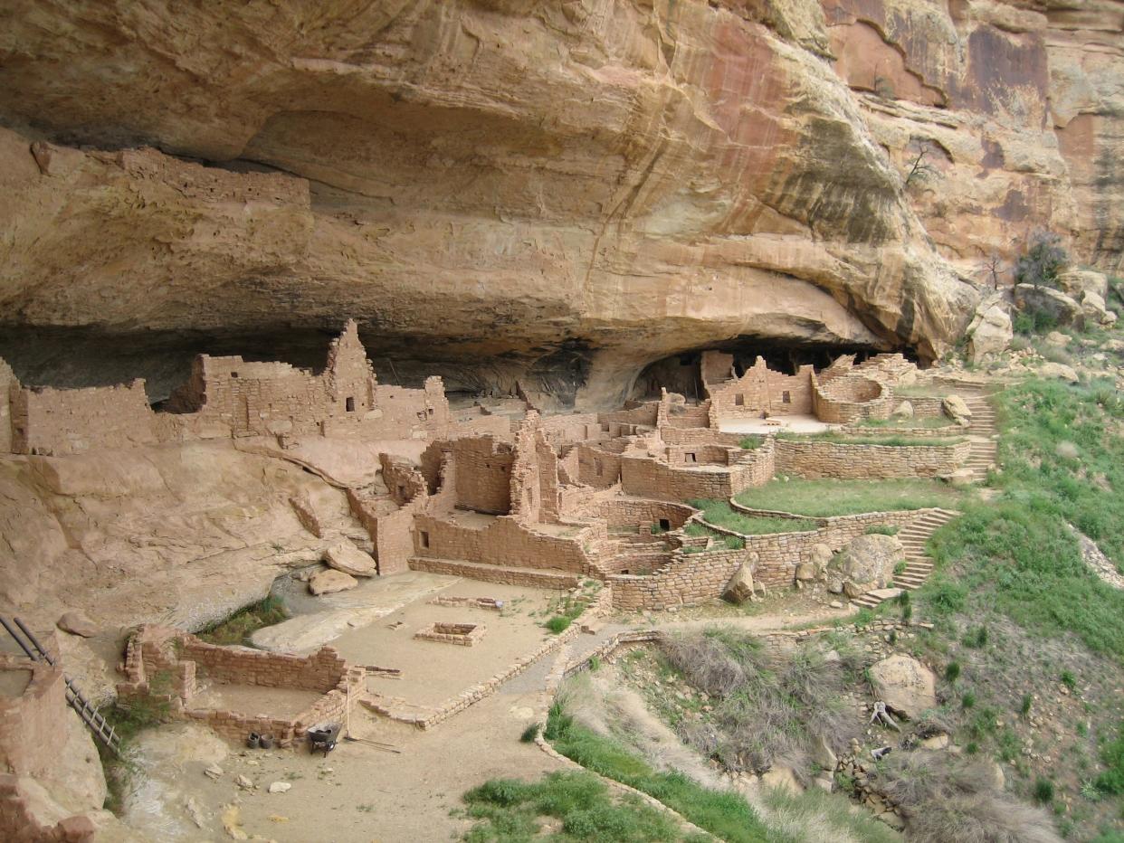 Long House is located in the western part of Mesa Verde National Park.