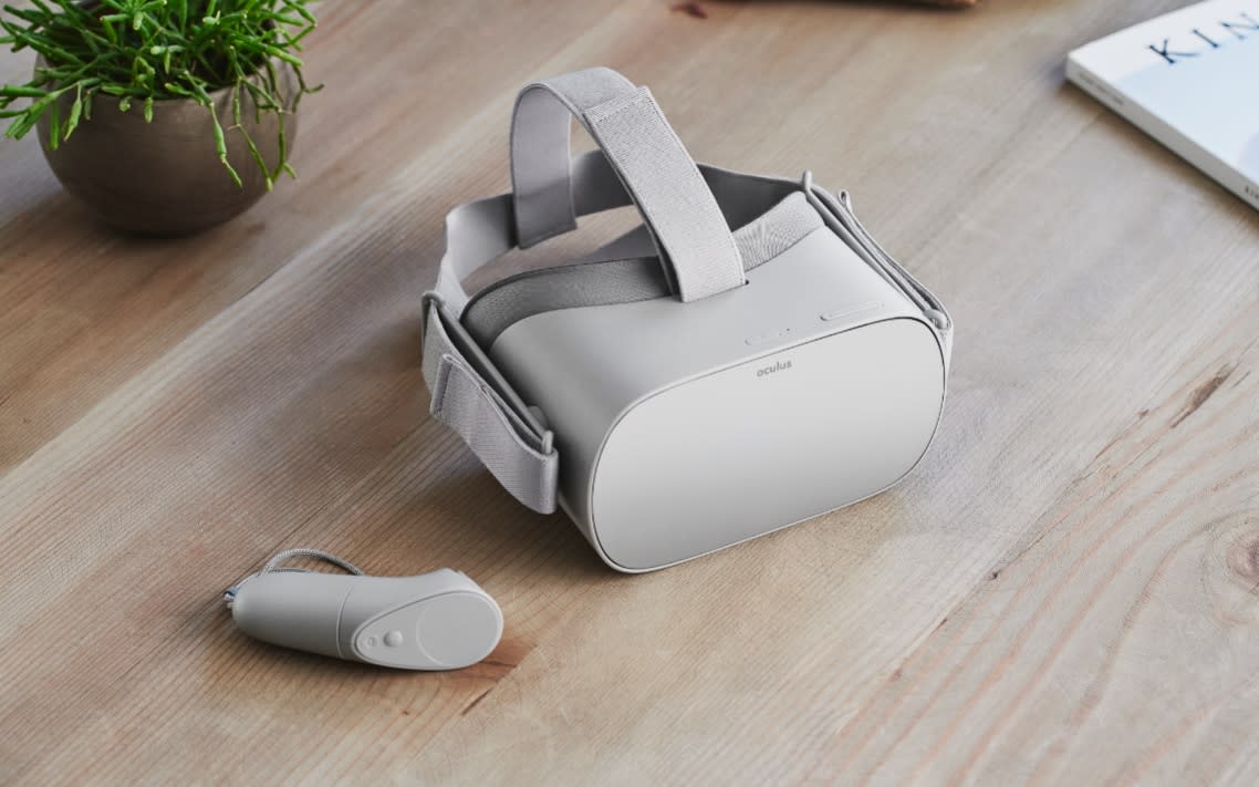 The Oculus Go headset - Oculus