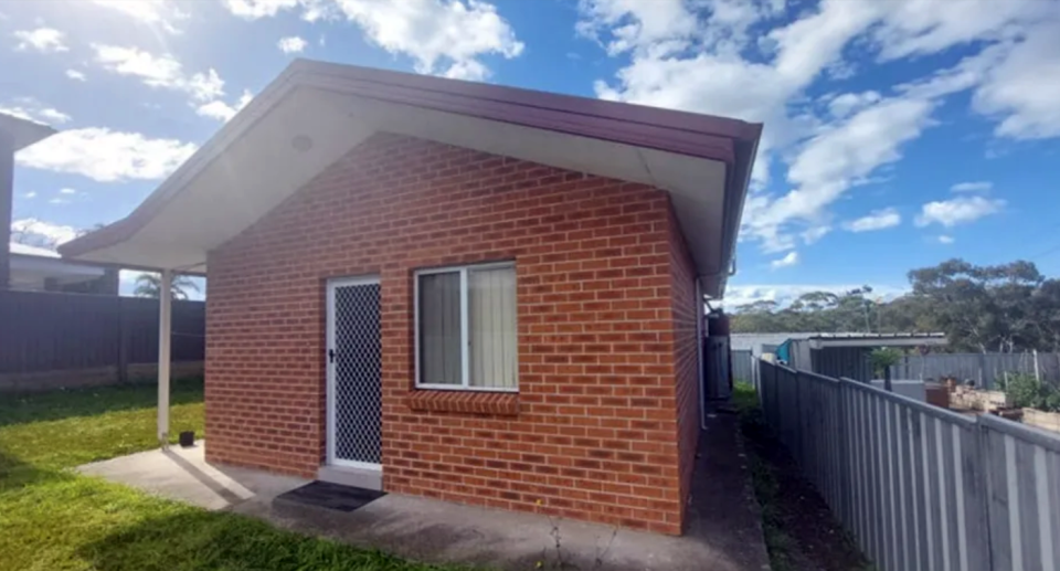 An exterior view of a granny flat. 