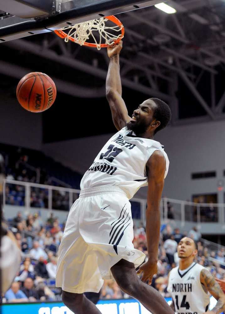 University of North Florida forward Demarcus "Bae Bae" Daniels was a two-time ASUN defensive player of the year and the Ospreys' all-time leader in blocked shots.