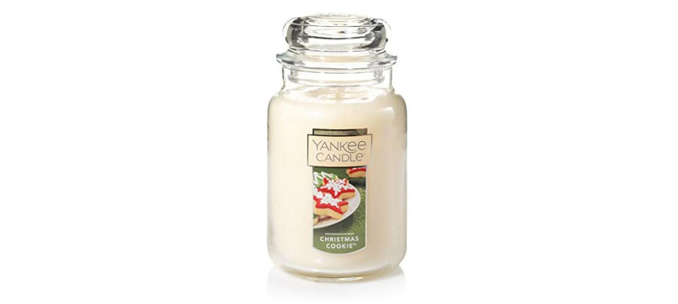 Yankee Candle Large Jar Candle in Christmas Cookie (Photo: Amazon)