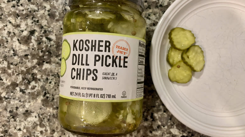 Trader Joe's kosher dill pickle chips