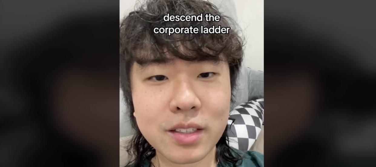 ‘Trying to descend the corporate ladder’: Viral TikTok on work philosophy has an important lesson for retirees