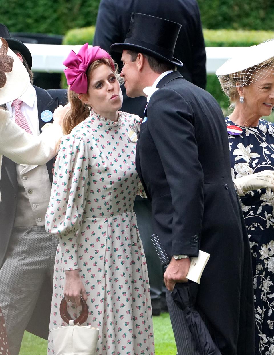 Princess Beatrice arrives at day one of Royal Ascot 2023.