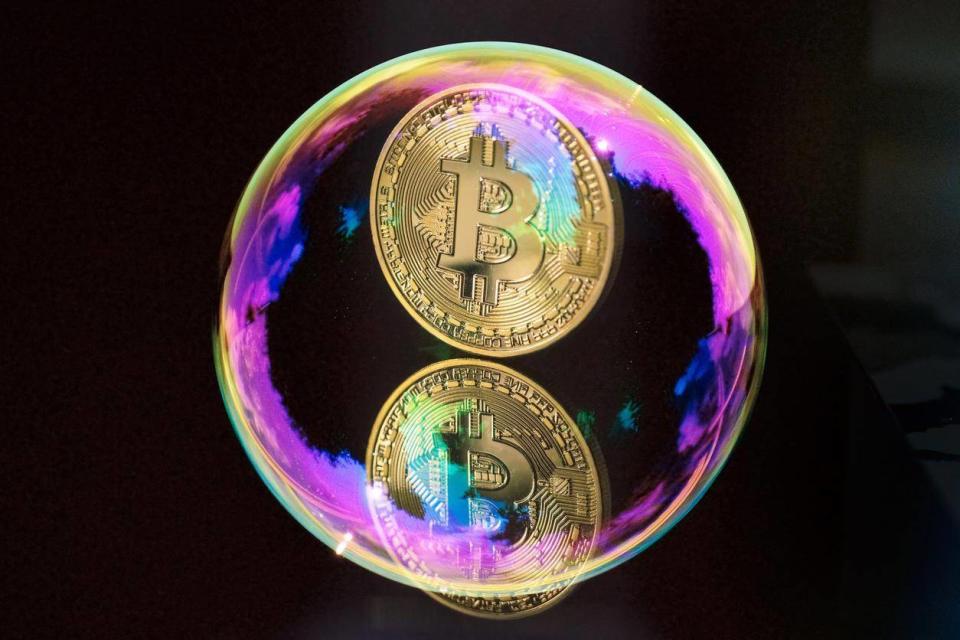 The price of bitcoin has often been compared to the dotcom bubble of 2000 (Getty Images/iStockphoto)