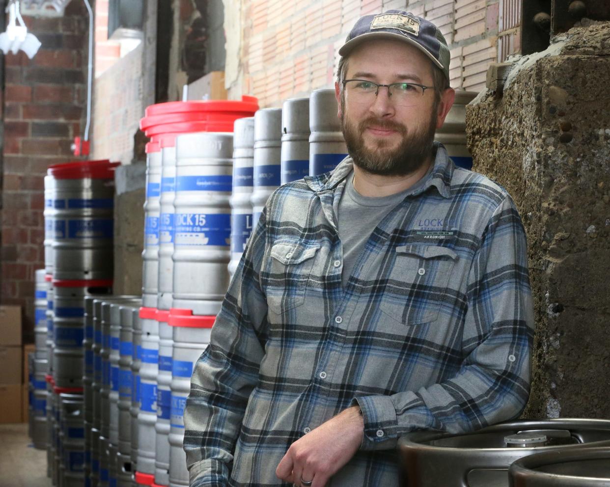 Joe Karpinski, owner and brewer at Lock 15, talks about Brew Kettle acquiring Lock 15 on Feb. 1 in Akron. Lock 15 will keep its name, beers, menu and staff.