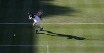 Tennis - WTA Premier & ATP 250 - Nature Valley International - Devonshire Park, Eastbourne, Britain - June 25, 2018 Britain's Andy Murray in action during his first round match against Switzerland's Stan Wawrinka Action Images via Reuters/Paul Childs