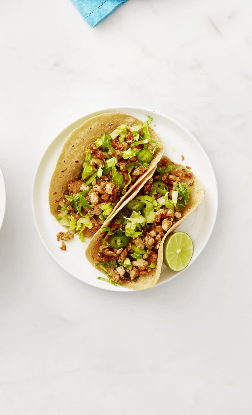 Tofu Tacos with Romaine Slaw