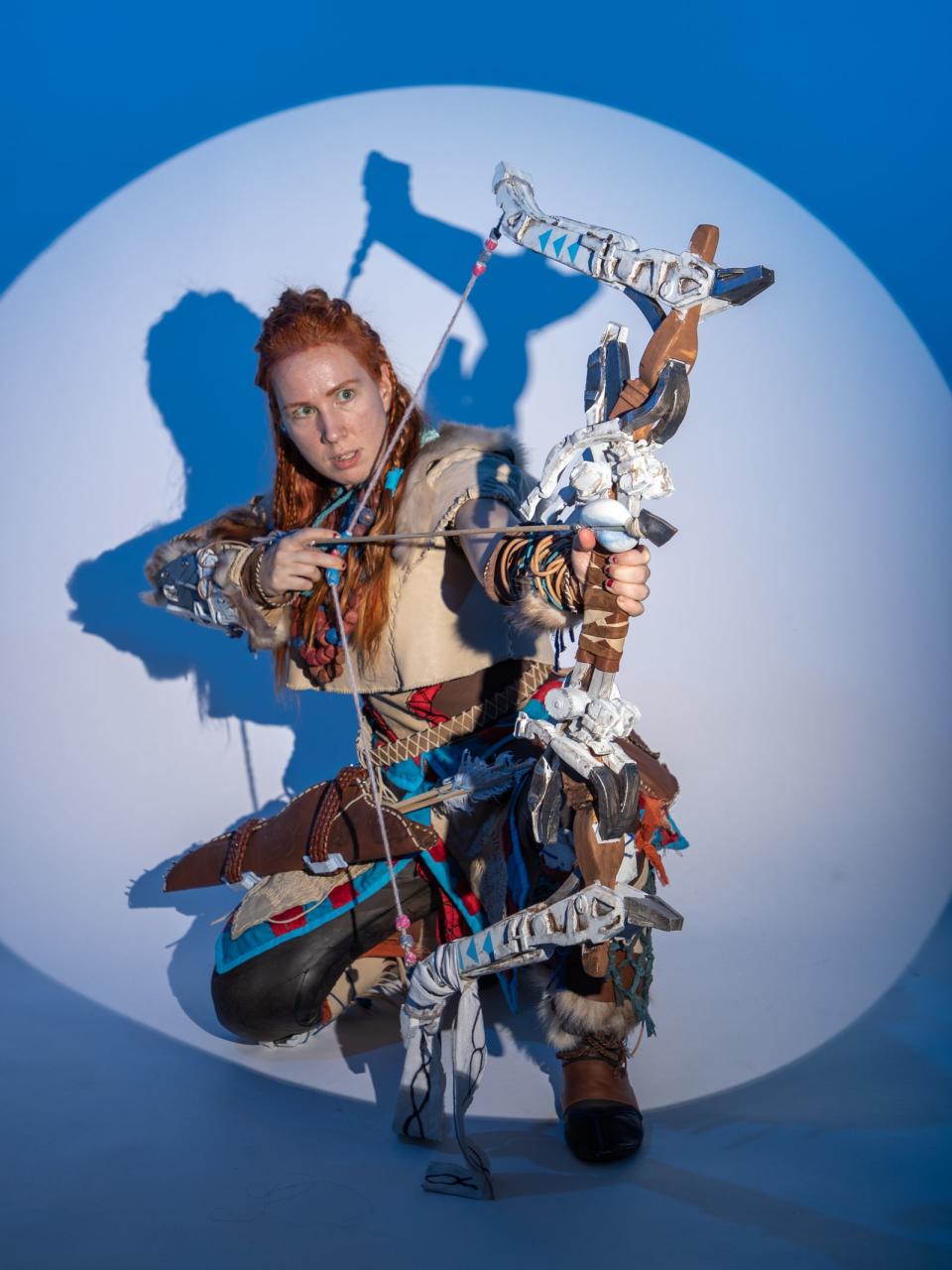 Spieleheldinninen im Rampenlicht: ein weiterer Aloy- und "Horizon"-Fan. (Bild: 2021 Getty Images/Mike Coppola)