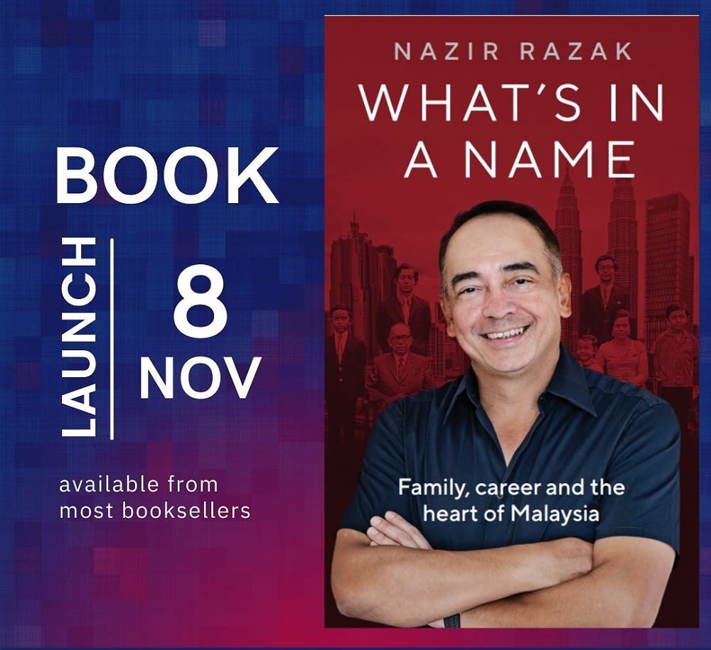 Nazir's book can be ordered online via his official website. ― Picture via Instagram/nazir.razak