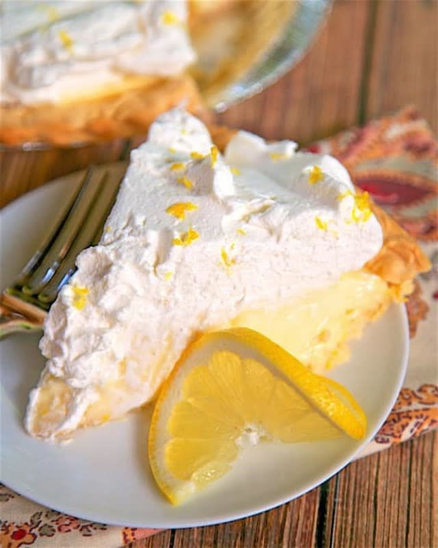 <p>Plain Chicken</p><p>Lemon is pretty much the mascot flavor of spring.</p><p><strong>Get the recipe: <a href="https://www.plainchicken.com/lemon-sour-cream-pie/" rel="nofollow noopener" target="_blank" data-ylk="slk:Lemon Sour Cream Pie;elm:context_link;itc:0;sec:content-canvas" class="link ">Lemon Sour Cream Pie</a></strong></p>