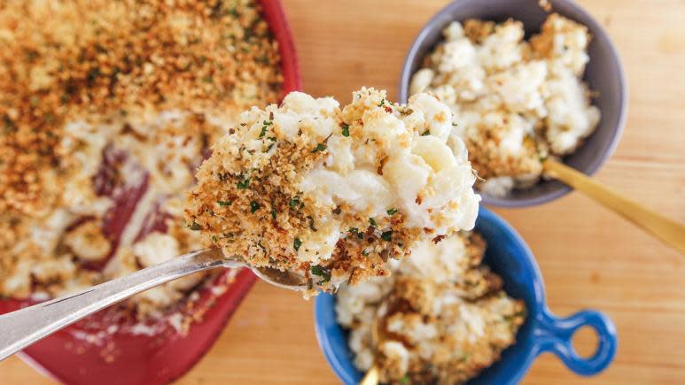 cauliflower mac and cheese