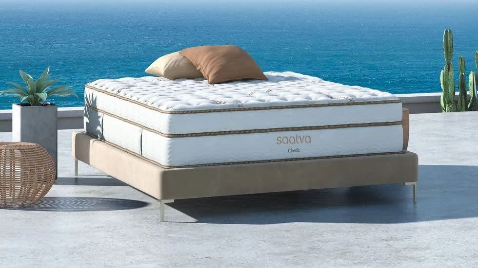 <p><a href="https://go.redirectingat.com?id=74968X1596630&url=https%3A%2F%2Fwww.saatva.com%2Fmattresses%2Fsaatva-classic&sref=https%3A%2F%2Fwww.menshealth.com%2Ftechnology-gear%2Fg39501100%2Fbest-fathers-day-gifts%2F" rel="nofollow noopener" target="_blank" data-ylk="slk:Shop Now;elm:context_link;itc:0;sec:content-canvas" class="link rapid-noclick-resp">Shop Now</a></p><p>Classic Mattress</p><p>saatva.com</p><p>$1795.00</p><span class="copyright">Saatva</span>