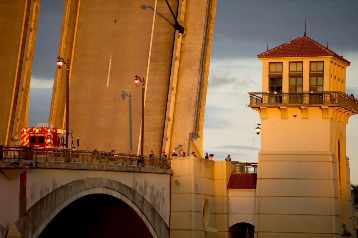 Florida drawbridge operator arrested in death of woman, 79, who fell when it ope..