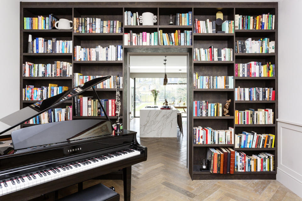 1. Combine a library and music room together