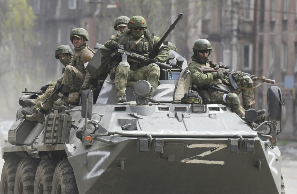 DPR LPR Russia Ukraine Military Operation (Ilya Pitalev / Sputnik via AP)