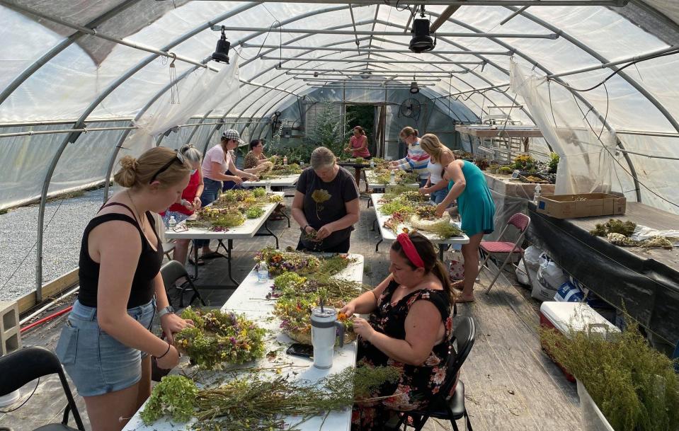 Bayberry Farm & Flower Company hosts floral arraignment workshops on dates to be announced for residents to learn how to assemble floral displays.