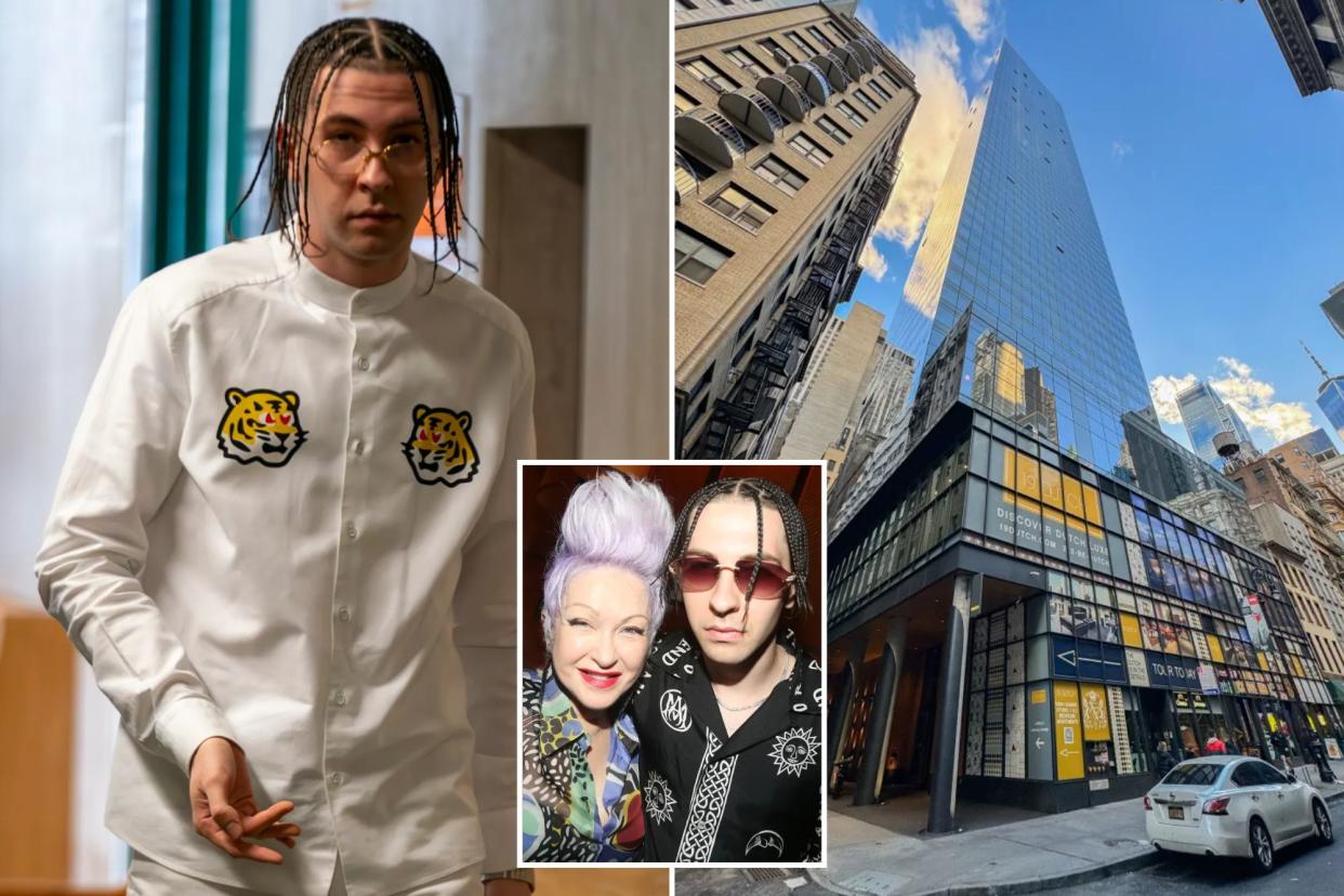 Cyndi Lauper’s son faces boot from posh NYC pad for allegedly smoking weed, late-night screaming and thumping music