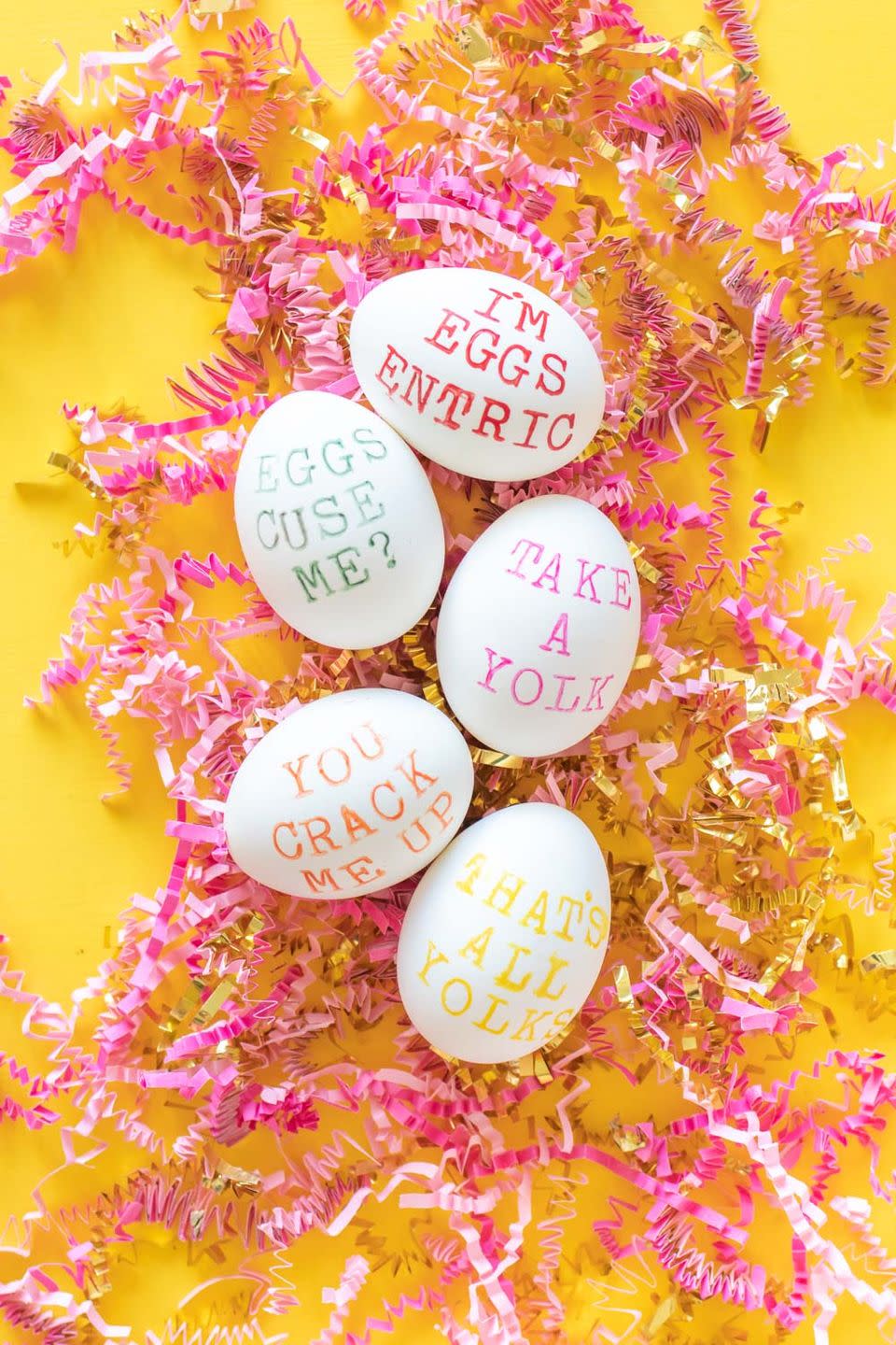 Punny Easter Eggs