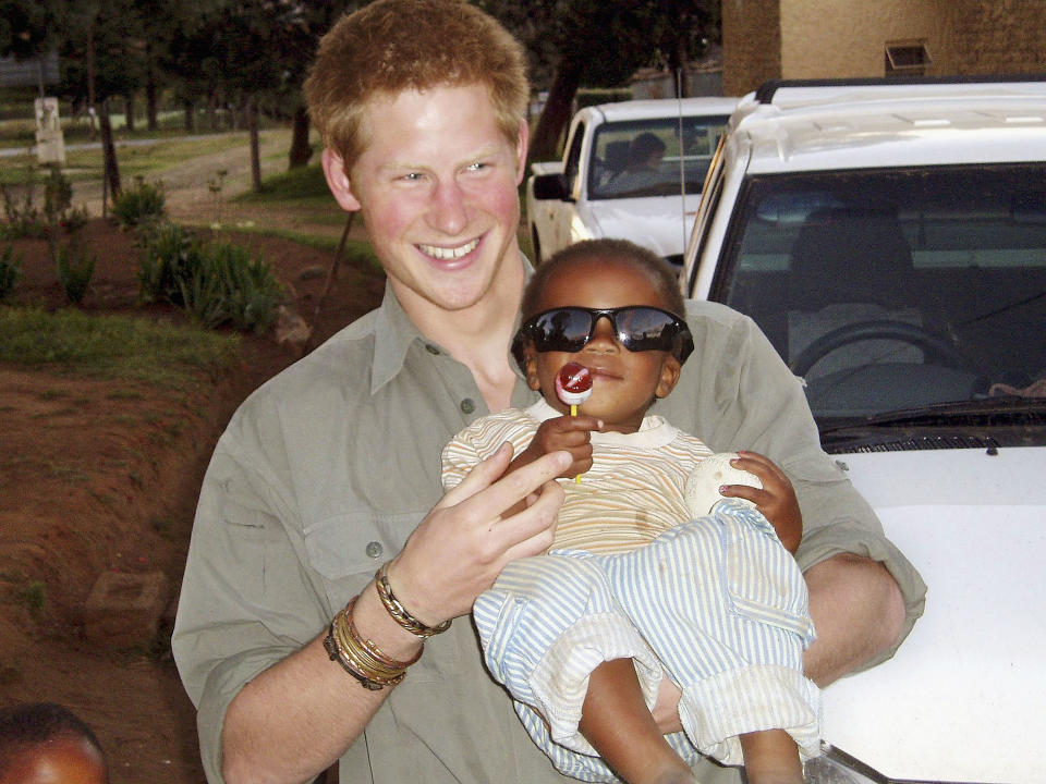 Prince Harry once said Africa allowed him to 'feel more like himself than anywhere else in the world' after spending a gap year in Lesotho in 2004. Photo: Getty Images