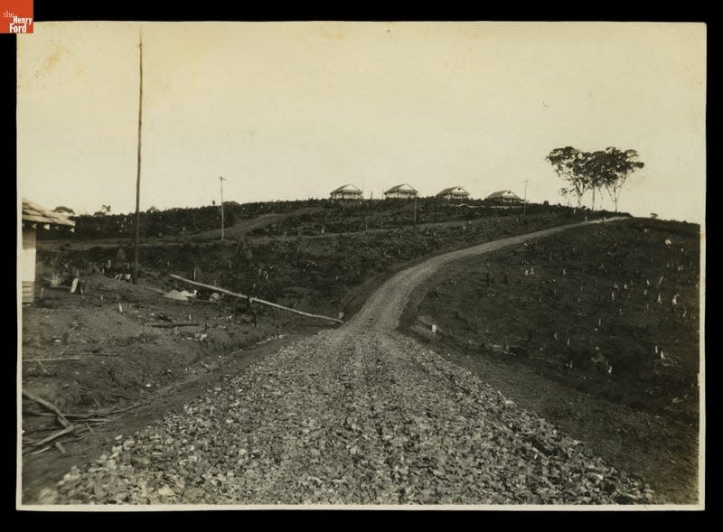 Stone Road Leading to Hospital, Fordlandia, Brazil, 1929