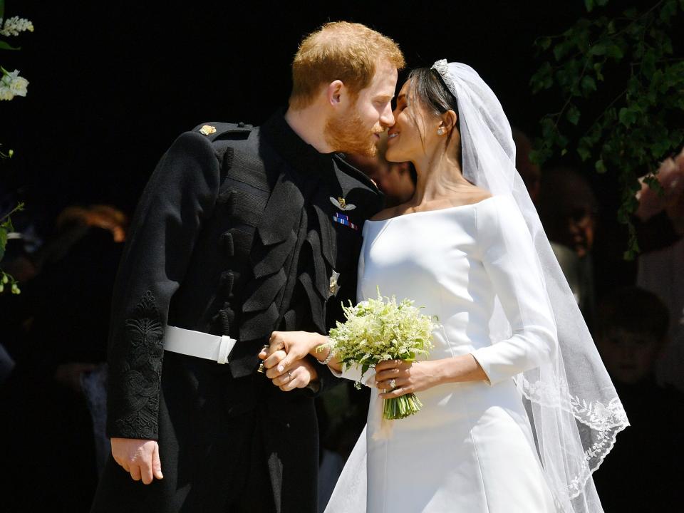 meghan markle wedding flowers princess diana