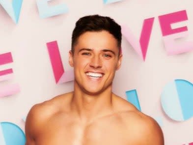 ‘Love Island’ contestant Brad McClelland is one of the favourites to win the 2021 series (ITV)