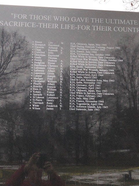 The World War II Honor Roll of Winchendon located on the town common lists the names of 26 who lost their lives in the war.
