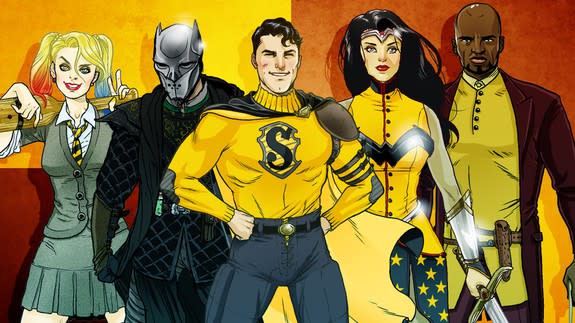 We sorted superheroes into Hogwarts Houses so you didn't have to