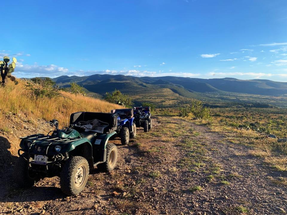 ATVs in Mexican hillside