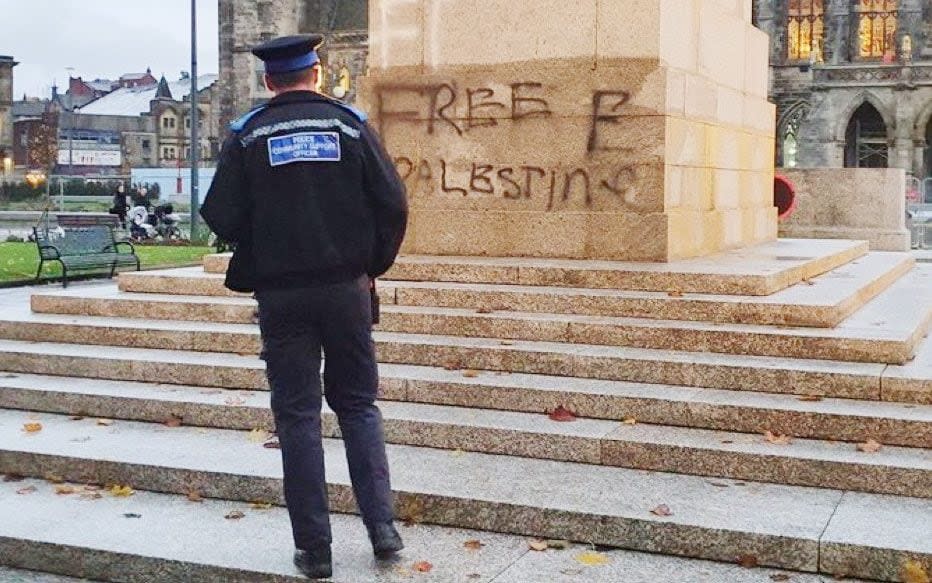 Rochdale Cenotaph vandalised