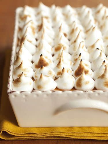 Sweet Potatoes with Marshmallow Meringue