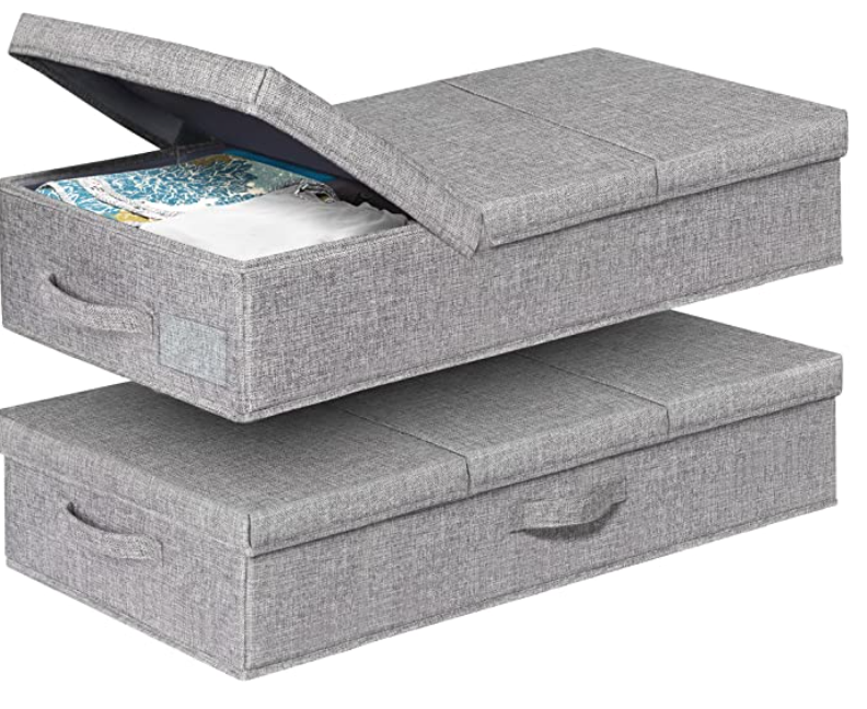 Under-bed storage with lids. (PHOTO: Amazon Singapore)