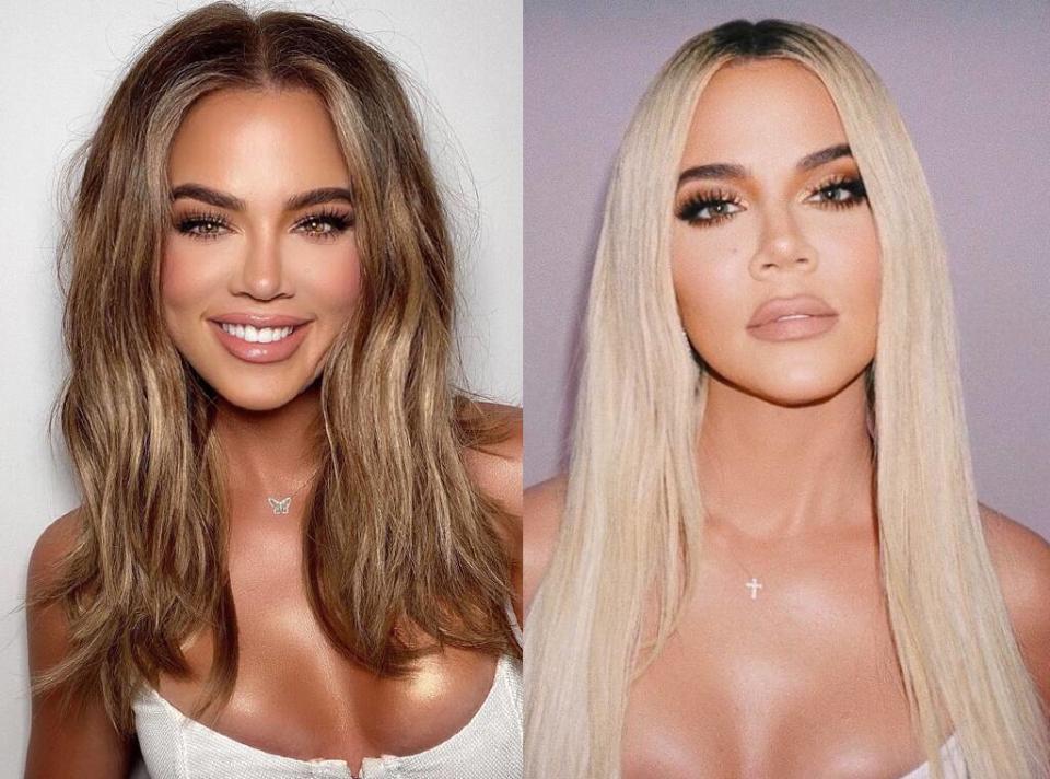 Khloe Kardashian, Hair Transformation
