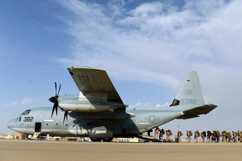 C-130J Super Hercules transport aircraft