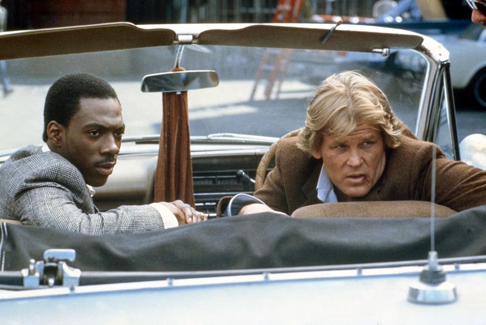 48 HOURS, from left: Eddie Murphy, Nick Nolte, 1982