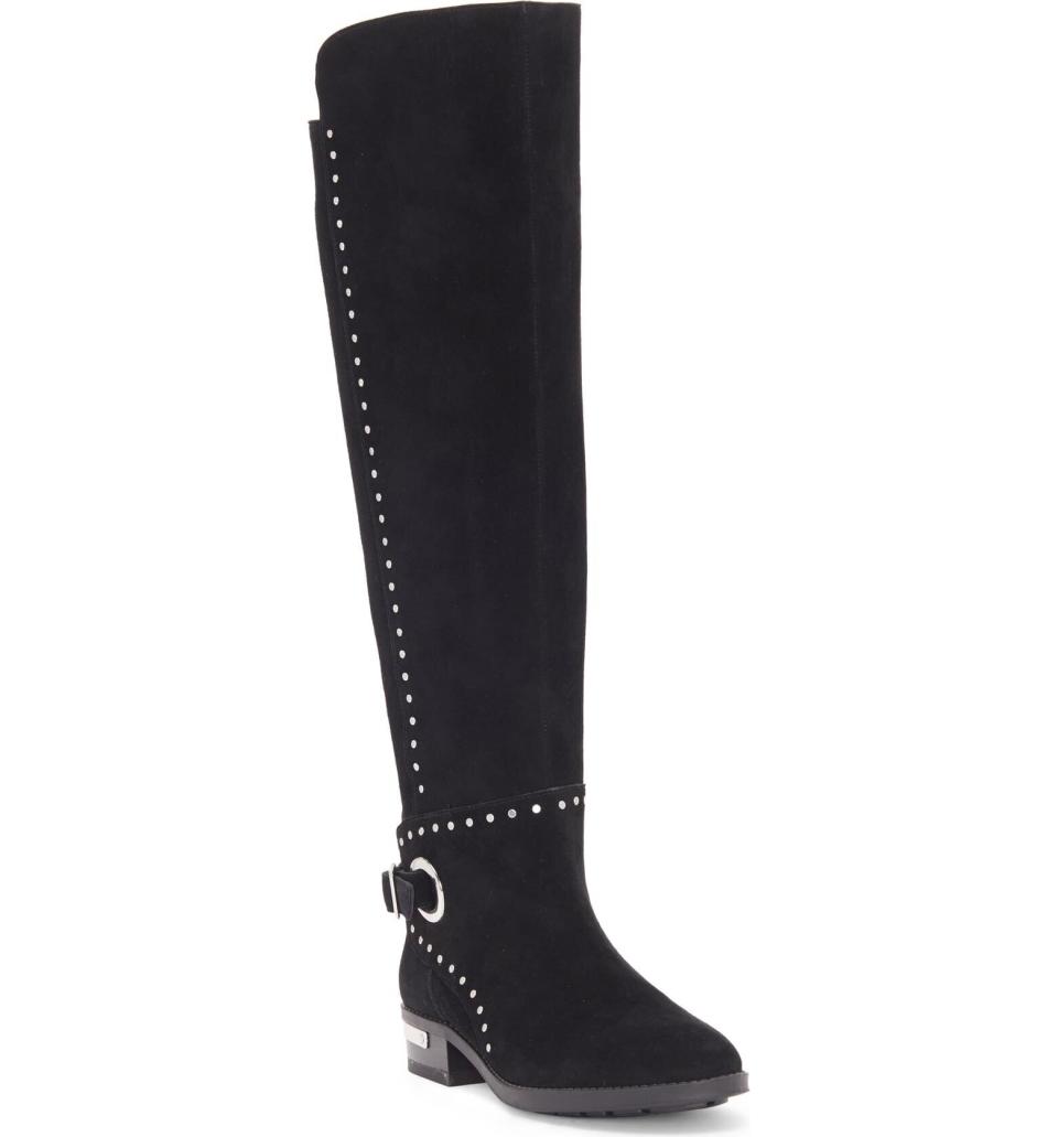 It's the little details, including studs and a buckle strap, that make these <strong><a href="https://fave.co/2Gp4PP8" target="_blank" rel="noopener noreferrer">knee-high boots</a></strong>&nbsp;so special. Plus, they come in wide widths.
